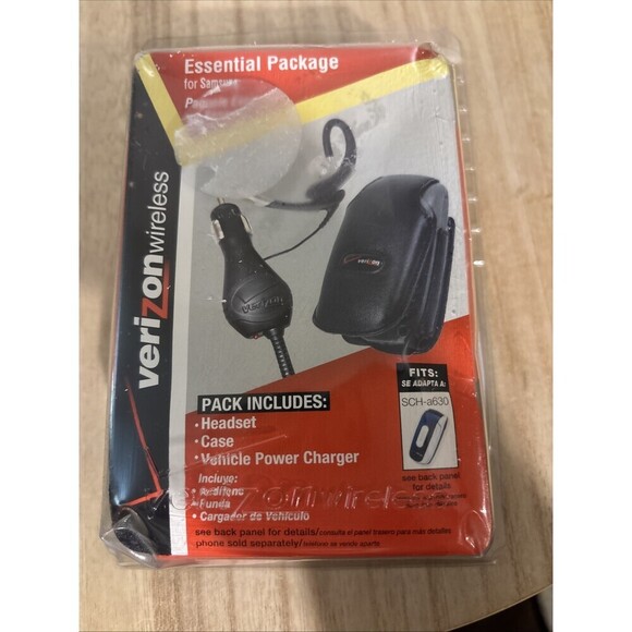 Essential Other - Verizon Essential Package Samsung SCH-a630 Cell Phone Headset Case Charger
